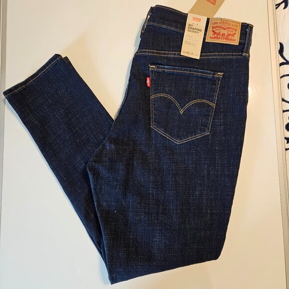 Levi's Pants - NWT Levi's Shaping Skinny Distressed Size W 33 and L 28